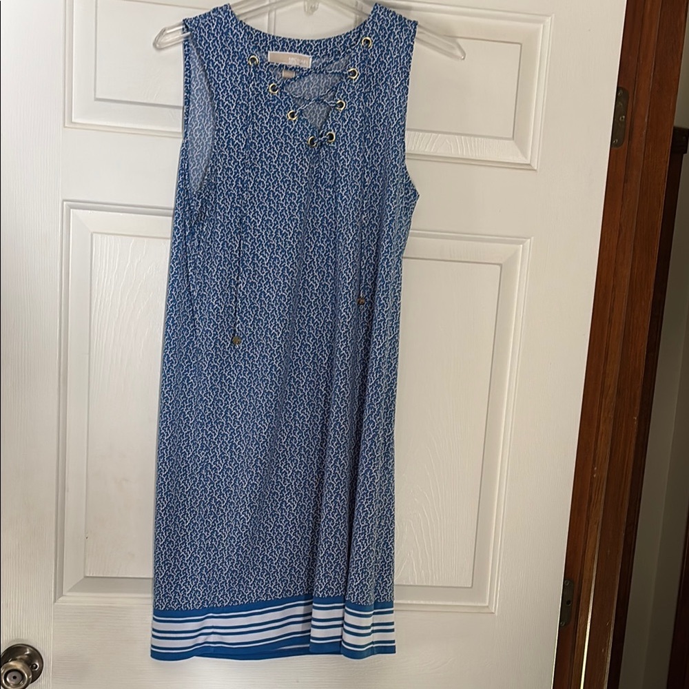 Blue Sleeveless Dress